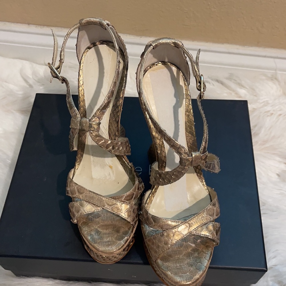 Alexandre Birman Genuine Python Platform Sandals 6 - image 4